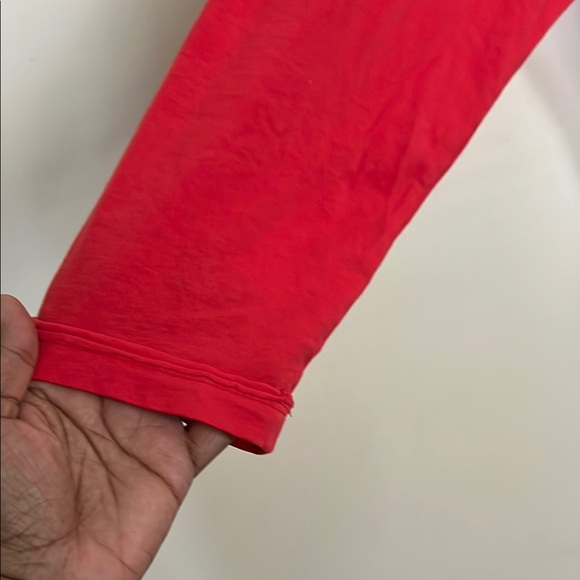 Free People Red Oversized Shirt - Picture 4 of 7